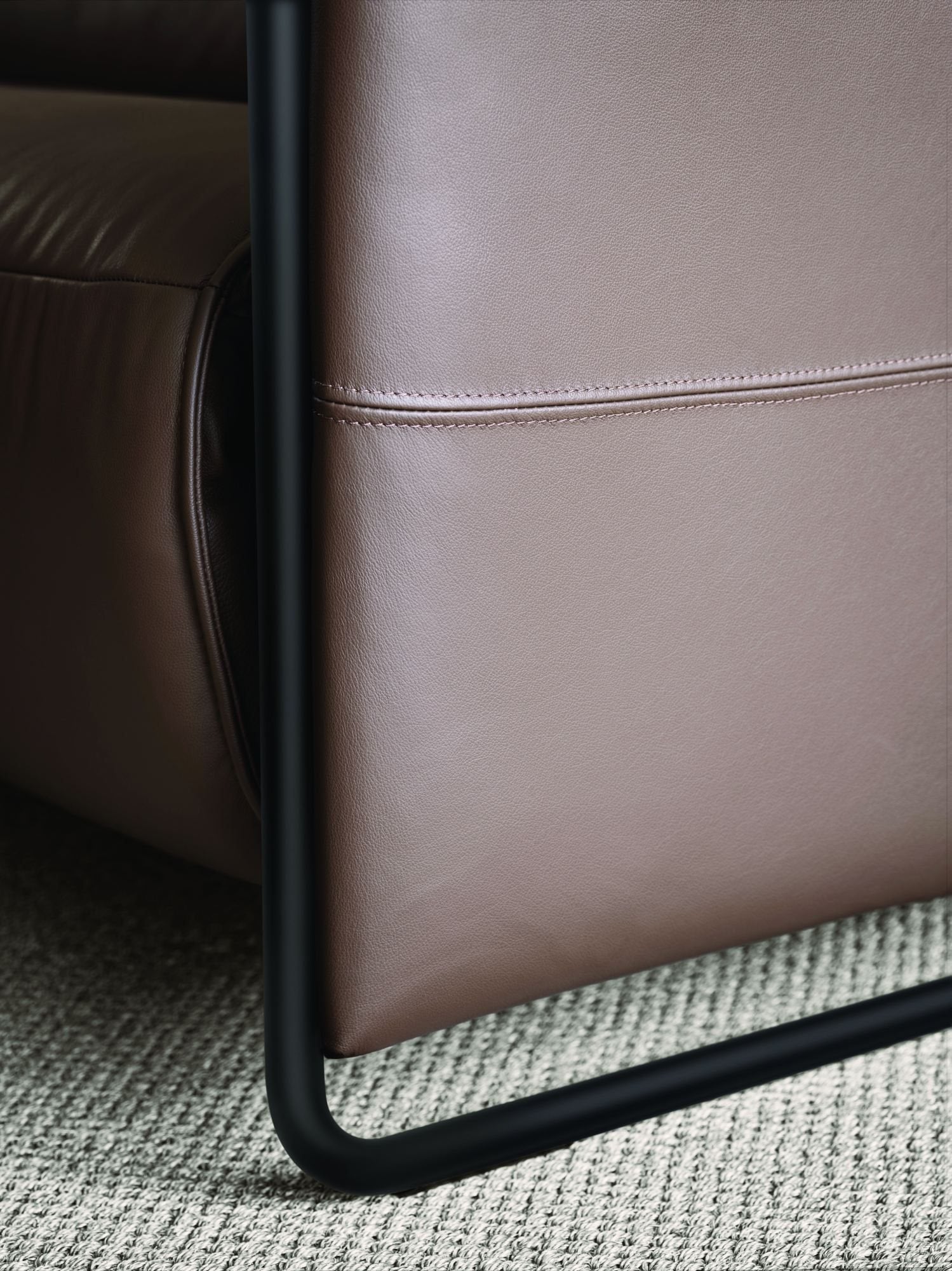 Stressless Emily Armchair Steel Arm - Paloma/Cori Leather