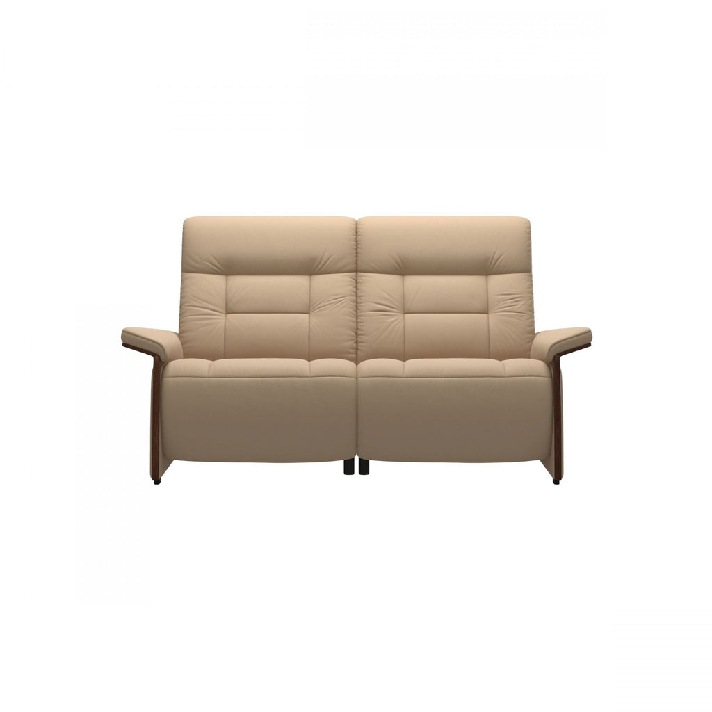 Stressless Mary 2 Seater Sofa Wood Arm - Paloma/Cori Leather