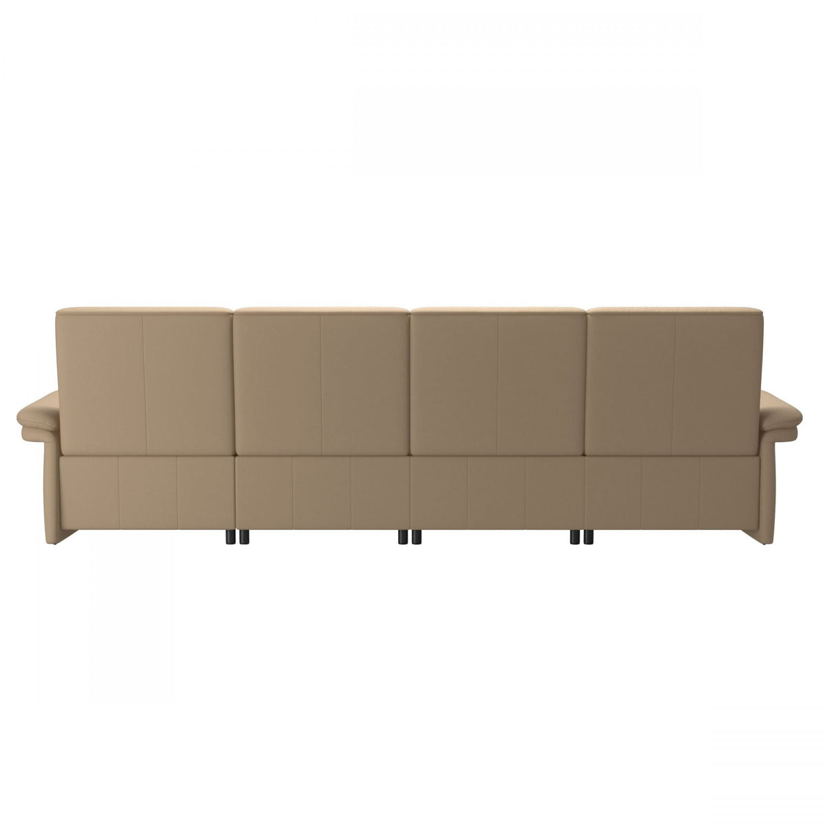 Stressless Mary 4 Seater Sofa Upholstered Arm - Paloma/Cori Leather