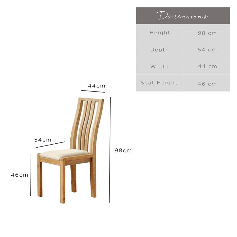 Bosco Dining Chair (cream fabric)