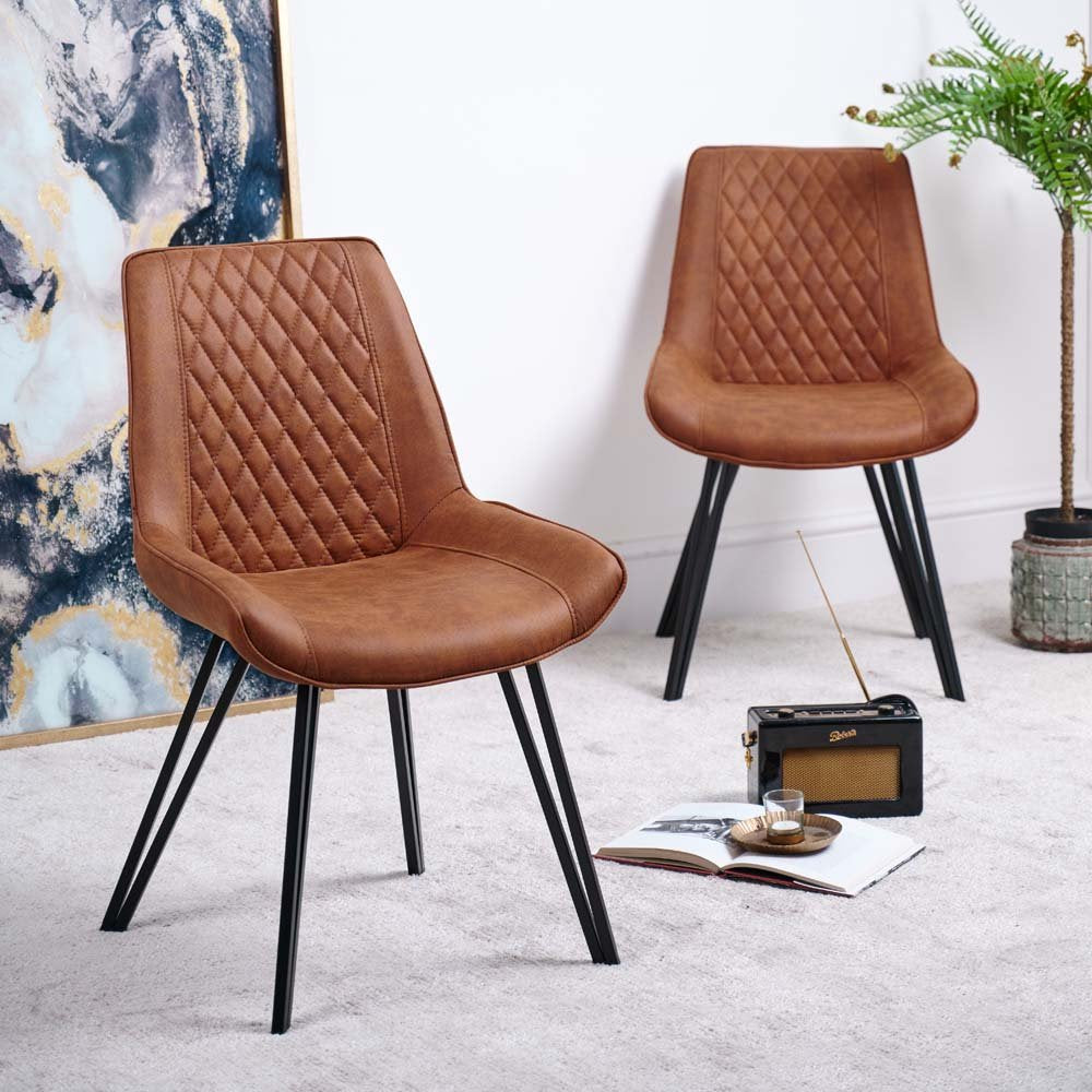 Finnick Tan Dining Chair (Set of 2)