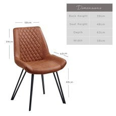 Finnick Tan Dining Chair (Set of 2)
