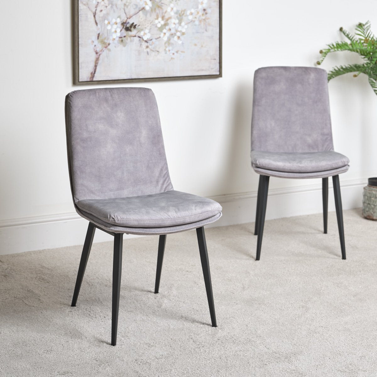 Jacob Grey Dining Chair (Set of 2)