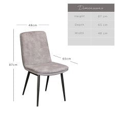 Jacob Grey Dining Chair (Set of 2)