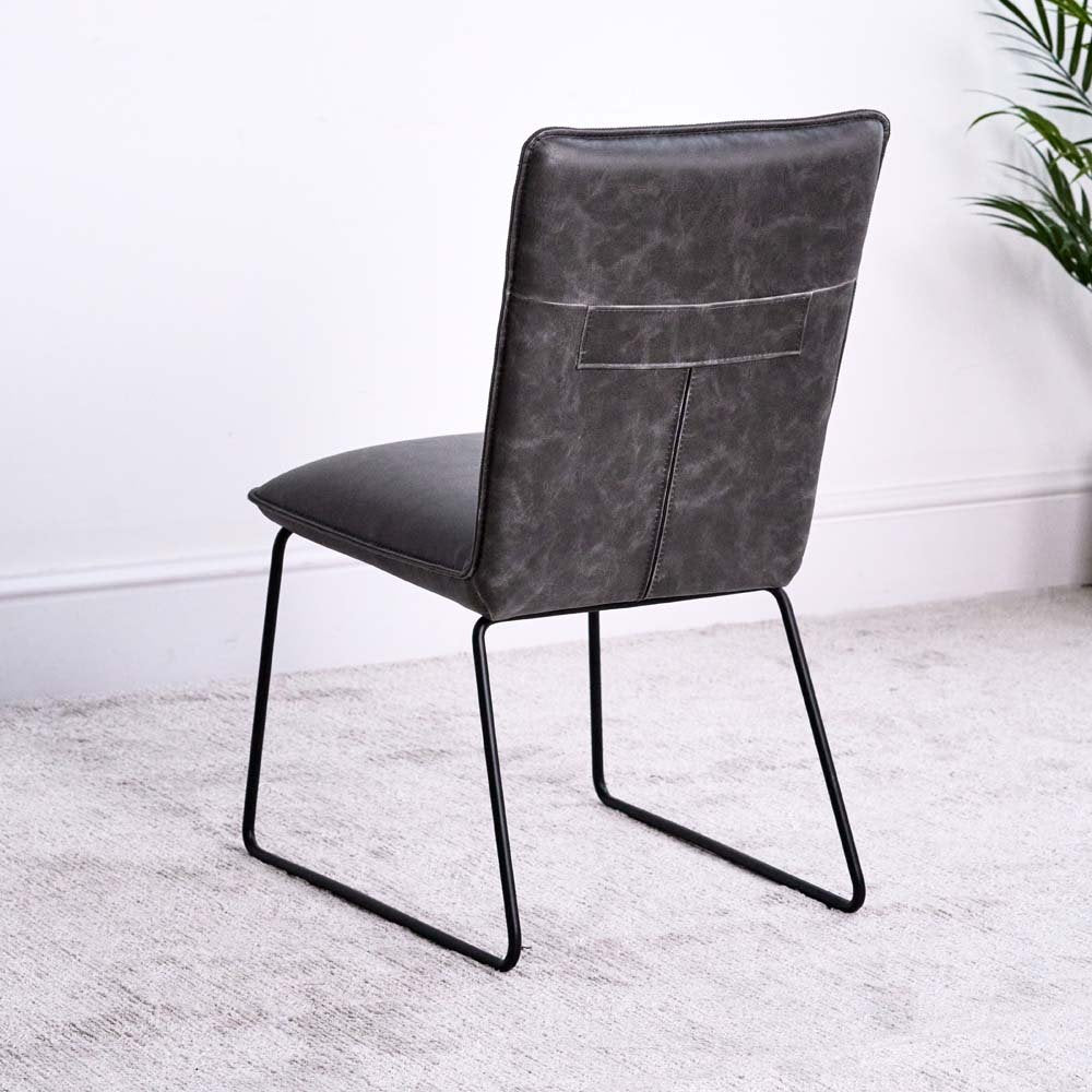 Adelaide 180cm Dining Table & 6 Hardy Dining Chairs - Grey