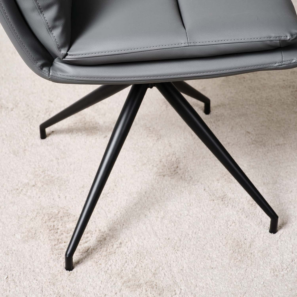 Nico Dining Chair - Grey (Set of 2)