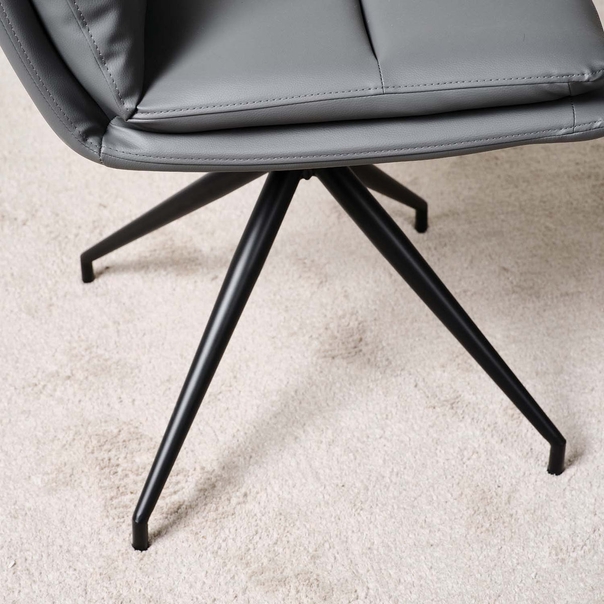 Nico Dining Chair - Grey (Set of 2)