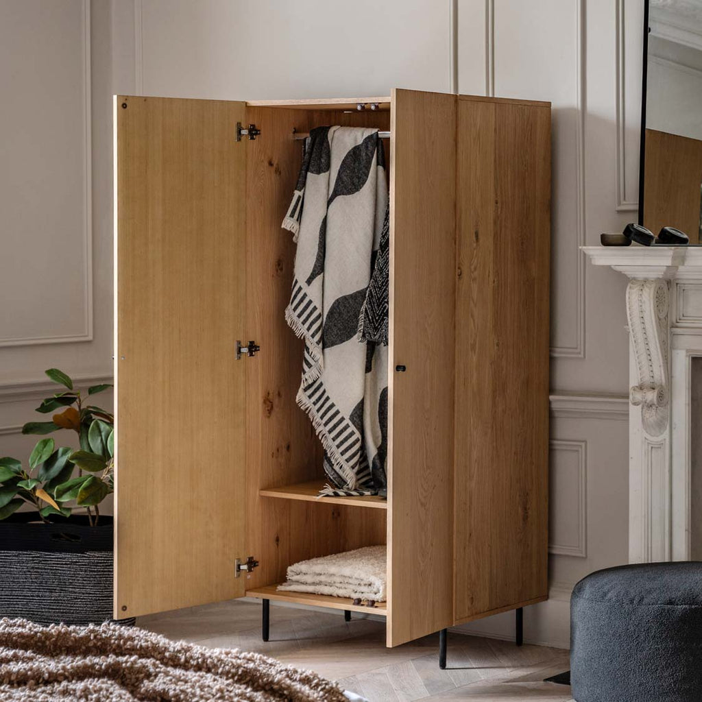 Ashdown 2 Door Wardrobe Natural