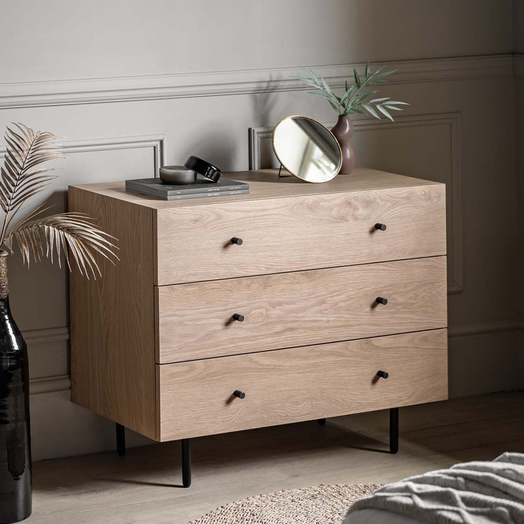 Ashdown 3 Drawer Chest Natural