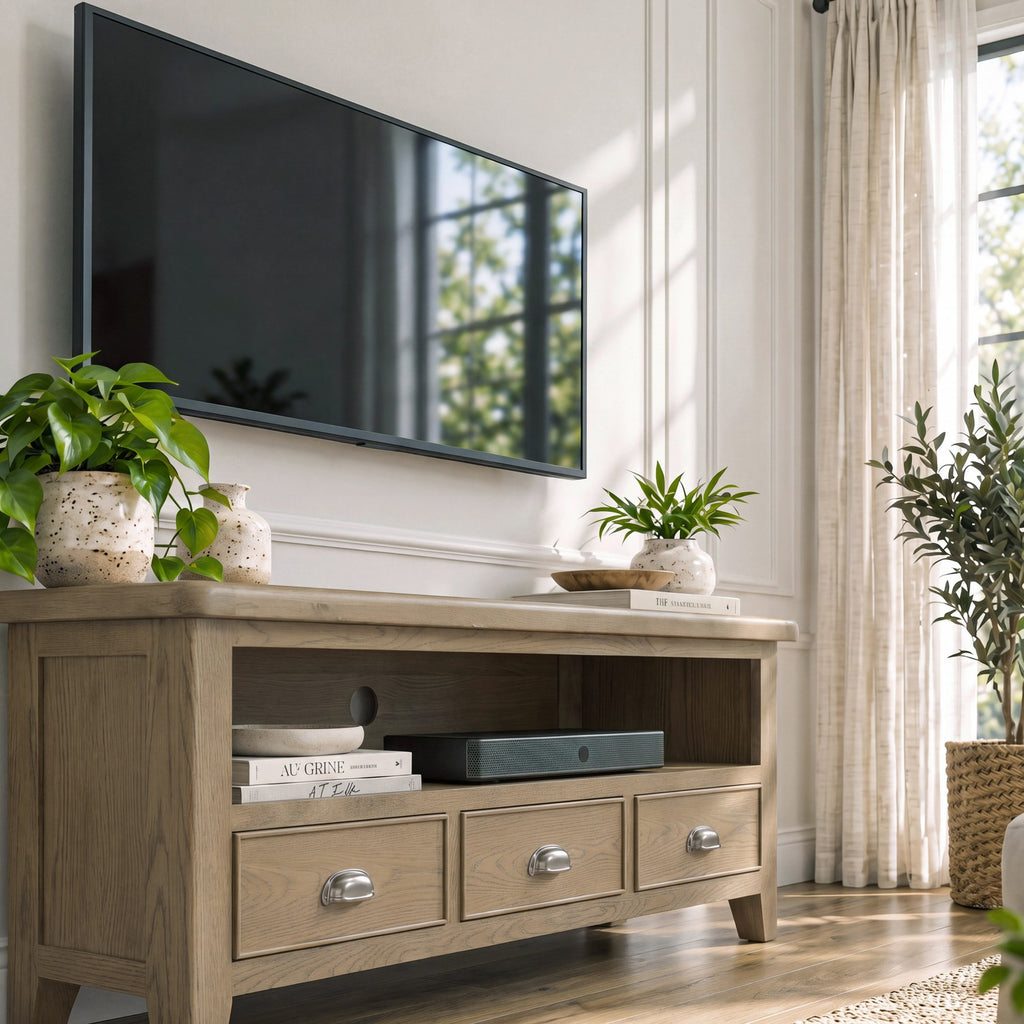 Bridport Large 3 Drawer TV Unit