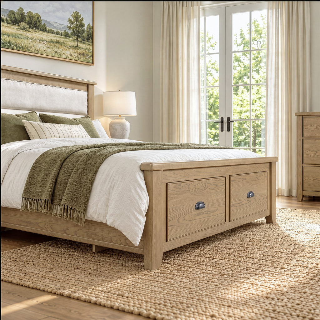 Bridport 5ft King Bed with Drawer Storage