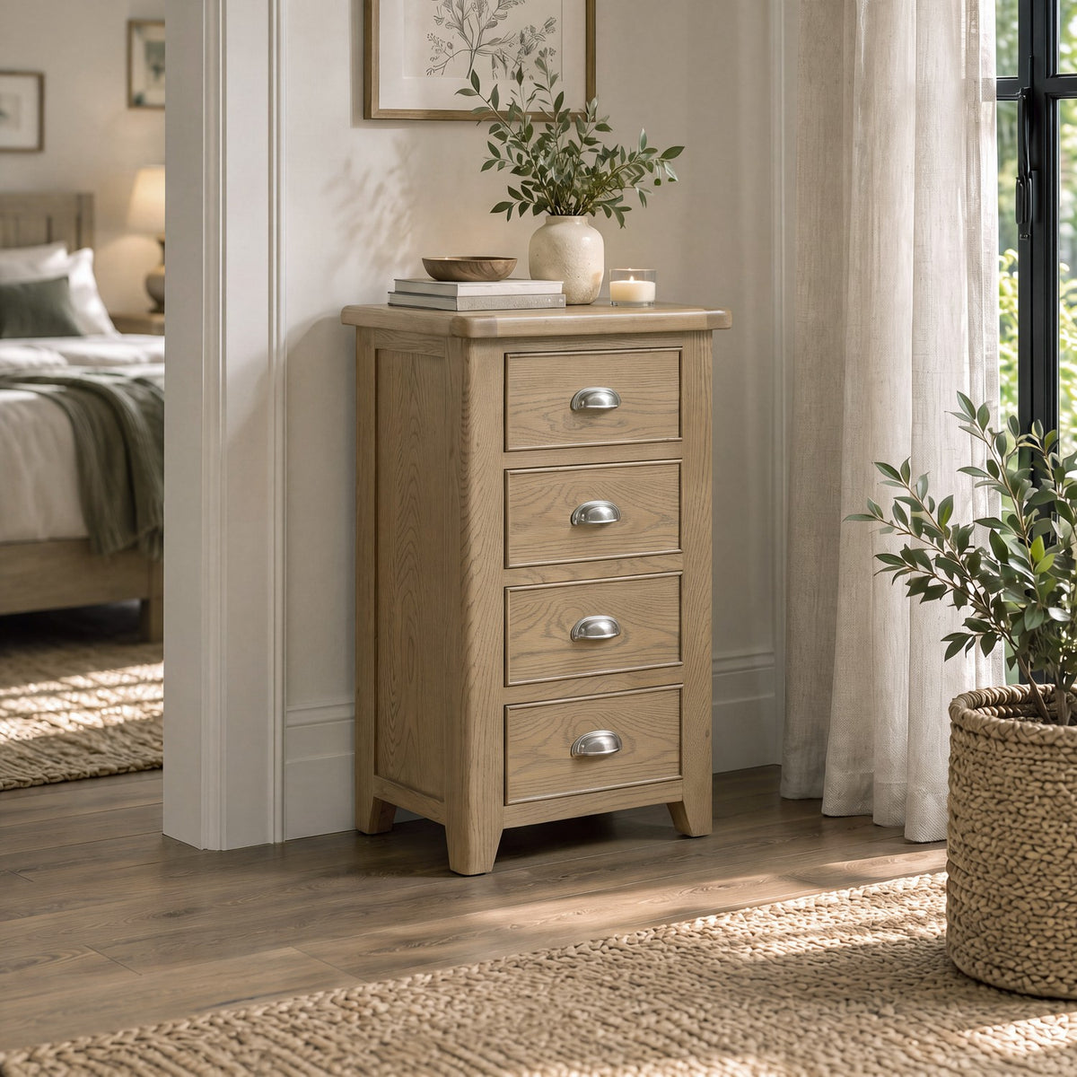 Bridport 4 Drawer Tall Chest