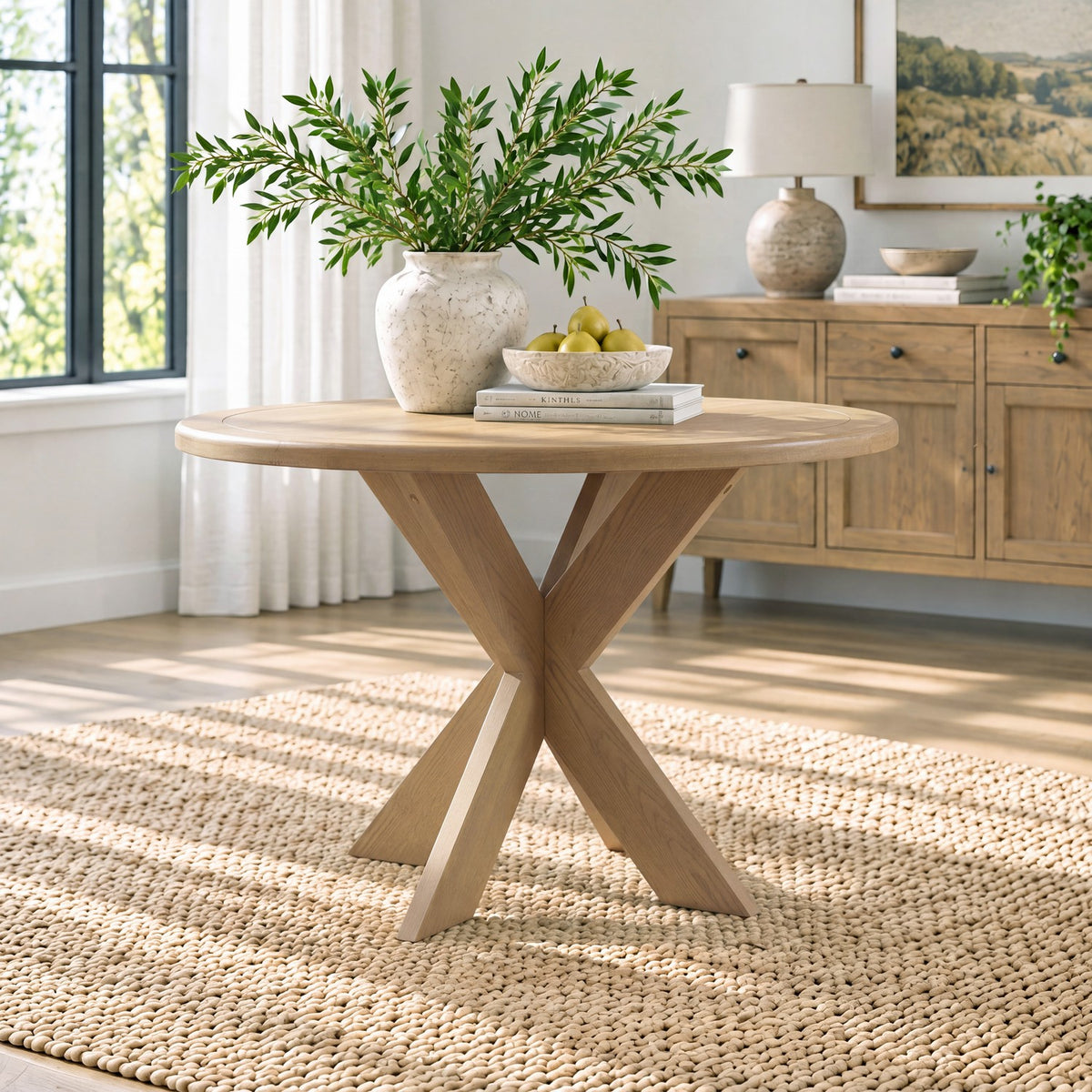 Bridport 1.2m Round Dining Table