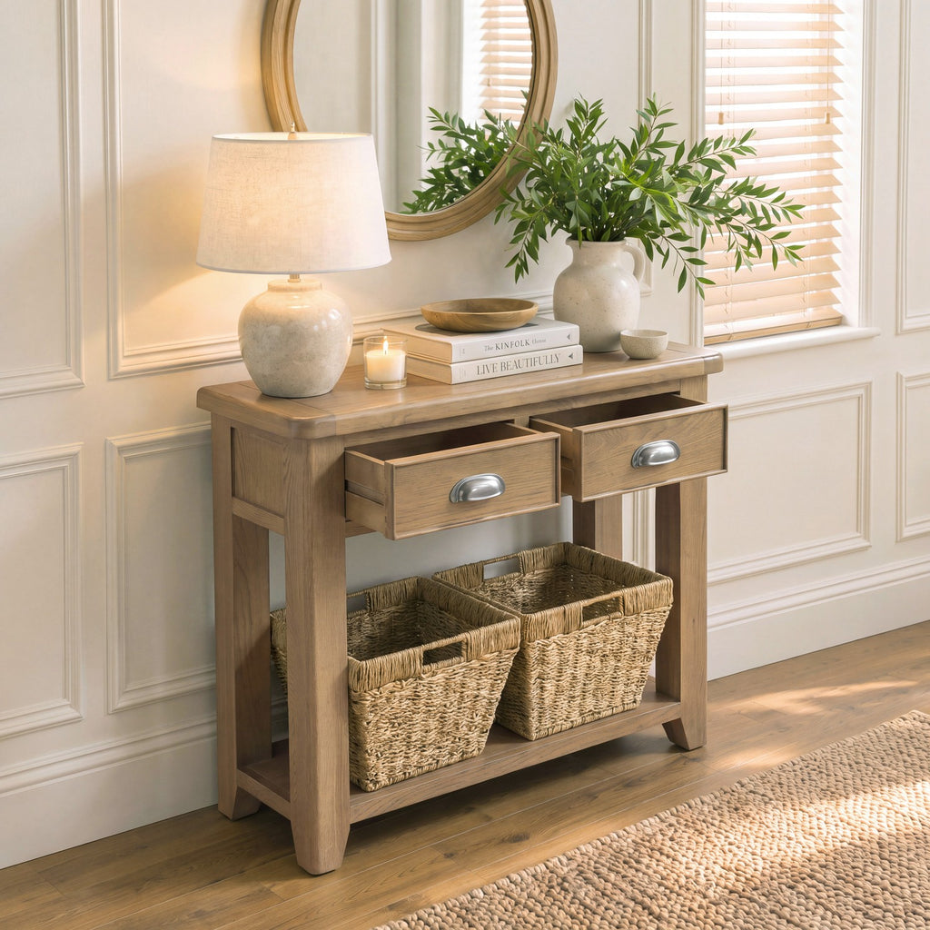 Bridport 2 Drawer Console Table