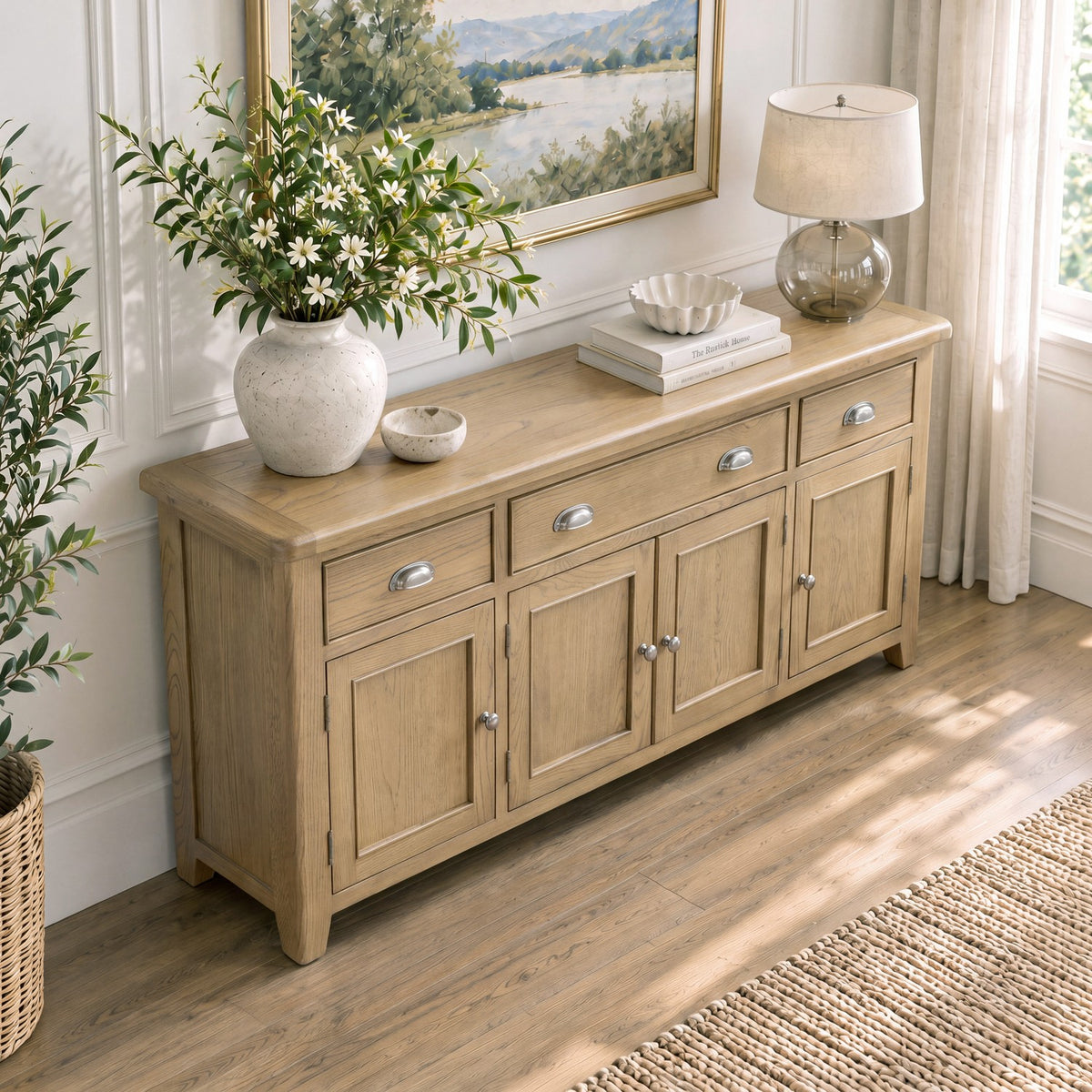 Bridport 4 Door 3 Drawer Sideboard
