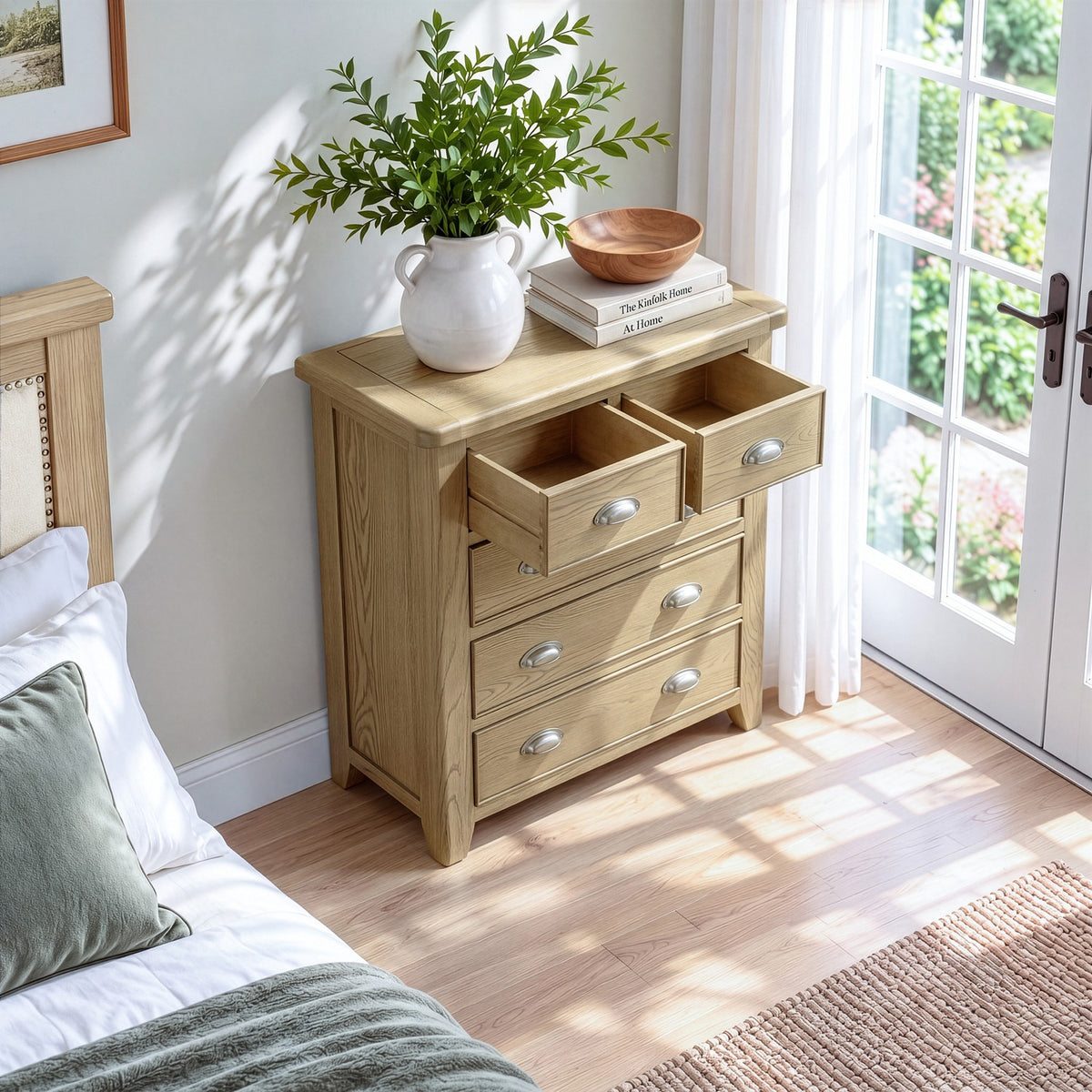 Bridport 2 Over 3 Drawer Chest