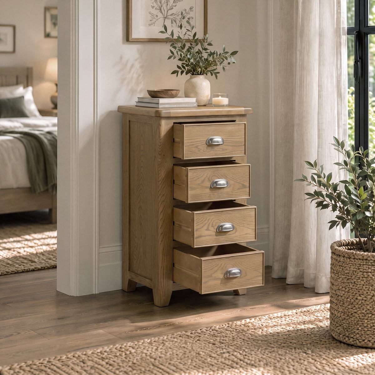 Bridport 4 Drawer Tall Chest