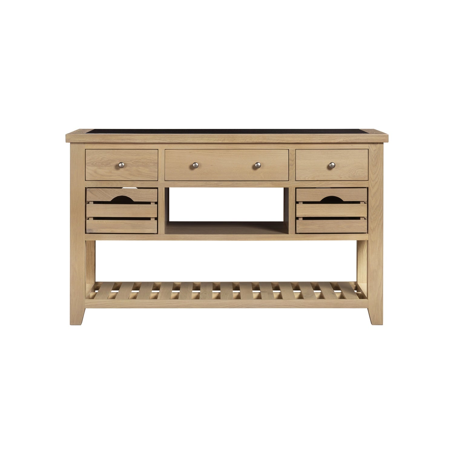 Bibury Large Kitchen Island in Natural Oak