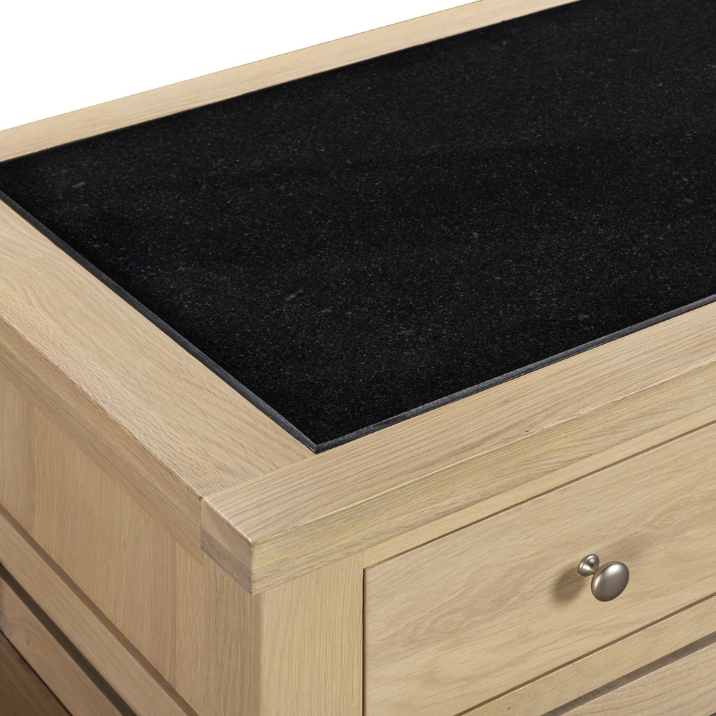 Bibury Large Kitchen Island in Natural Oak