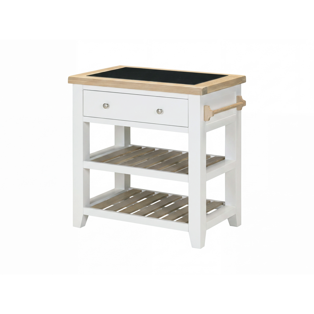 Bibury Small Kitchen Island in Painted / Oak