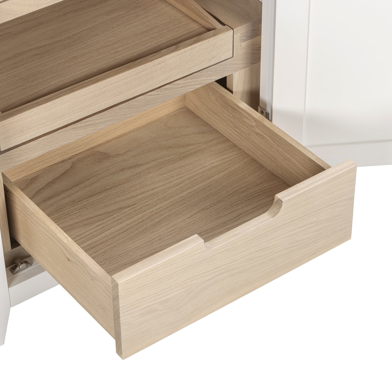 Bibury Single Larder in Painted / Oak