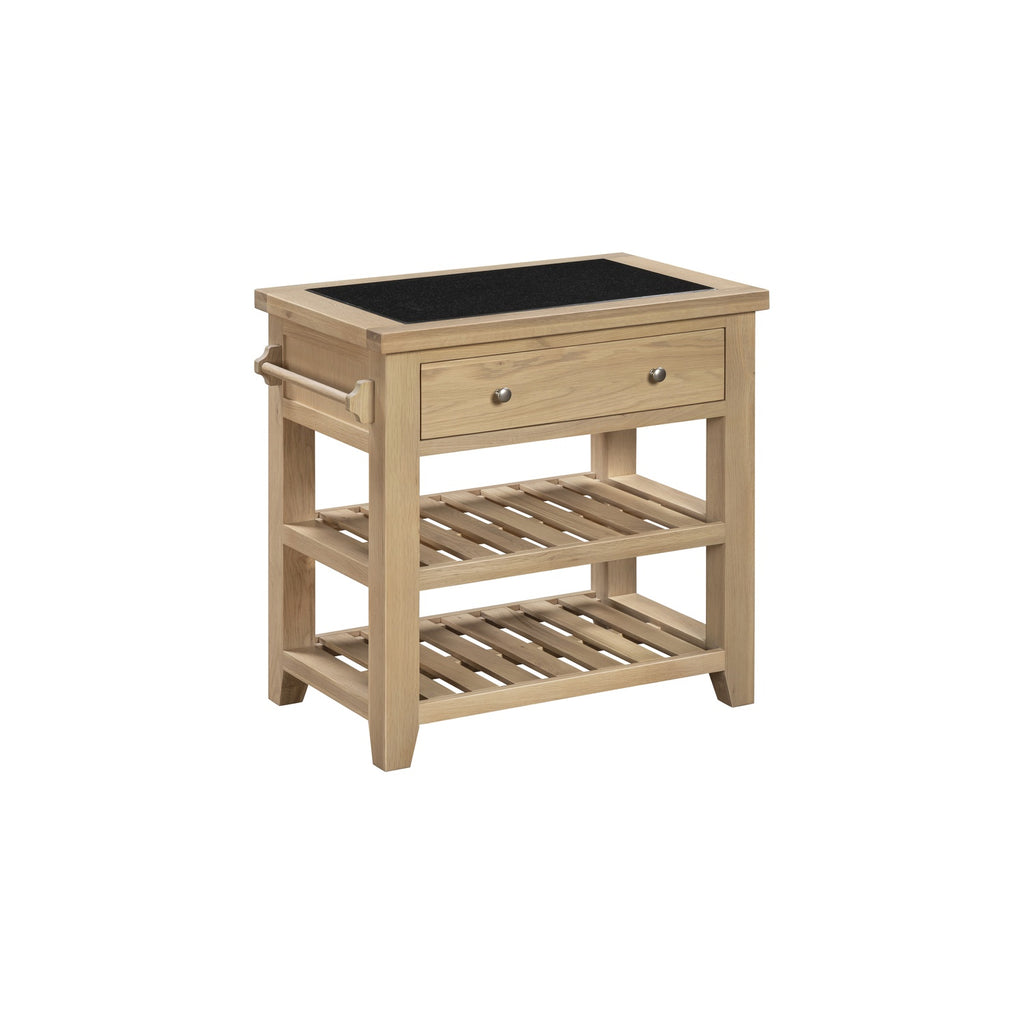 Bibury Small Kitchen Island in Natural Oak
