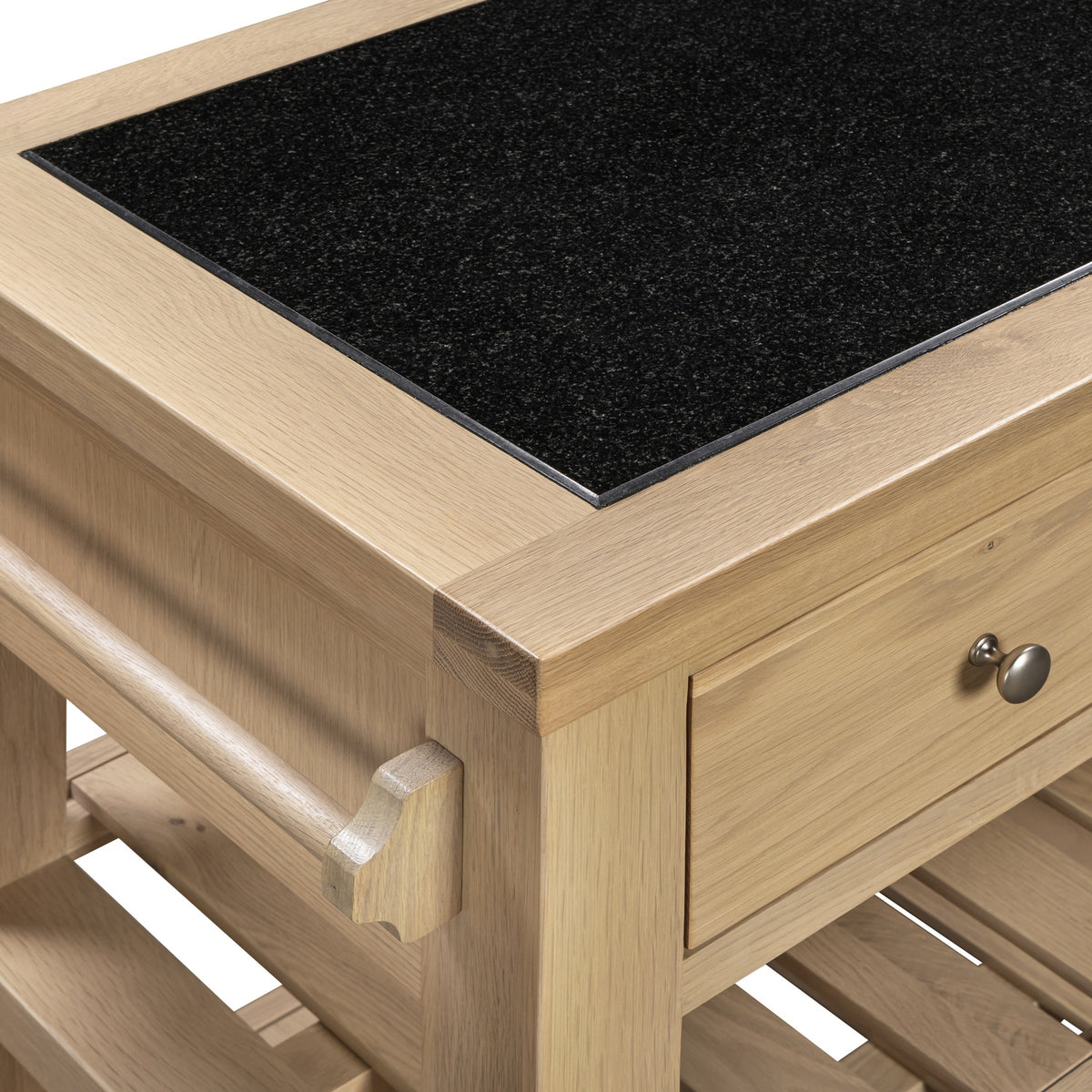 Bibury Small Kitchen Island in Natural Oak