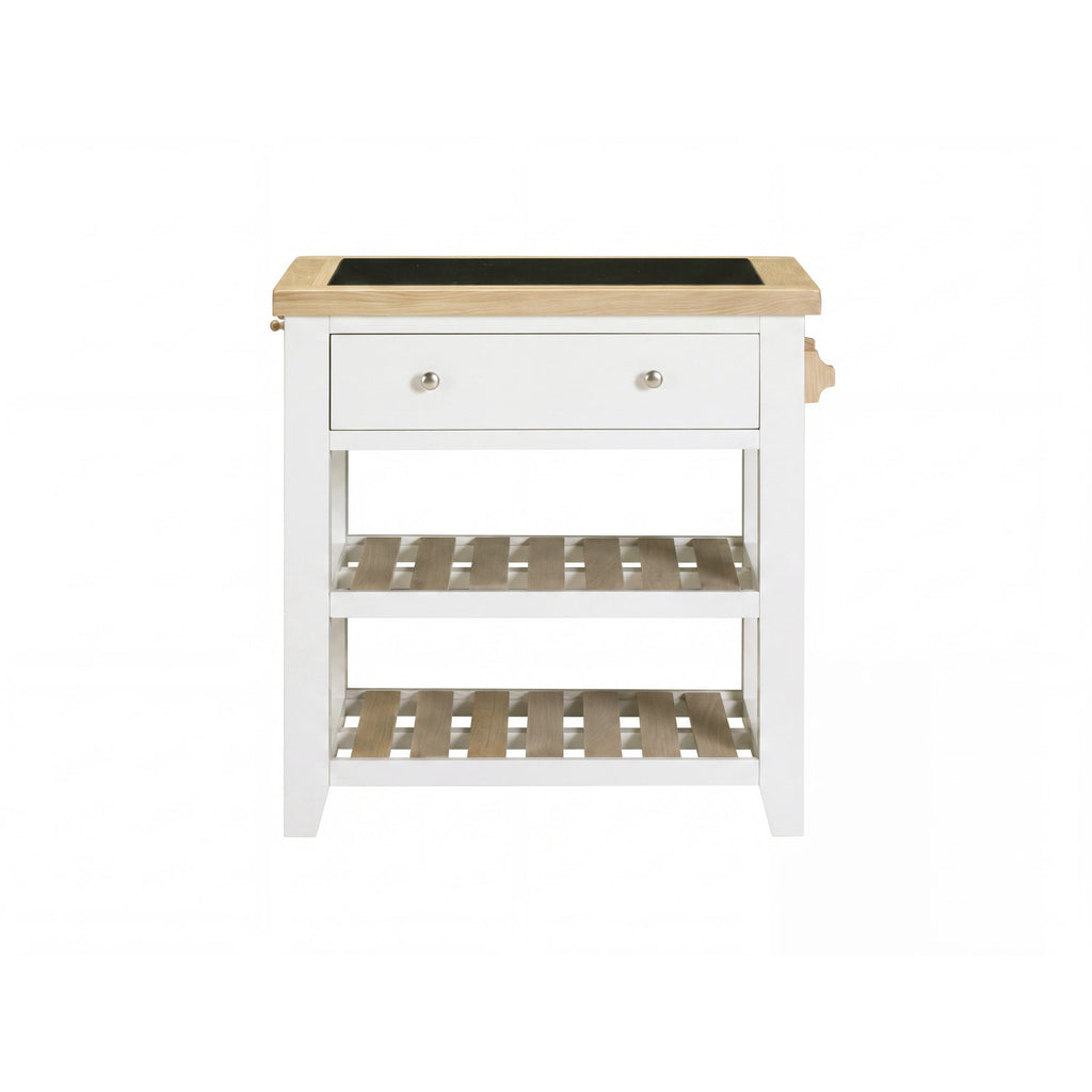 Bibury Small Kitchen Island in Painted / Oak