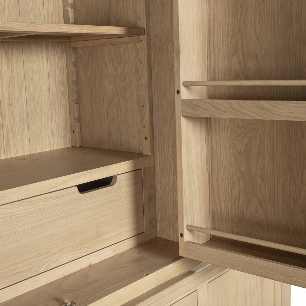 Bibury Triple Larder in Natural Oak