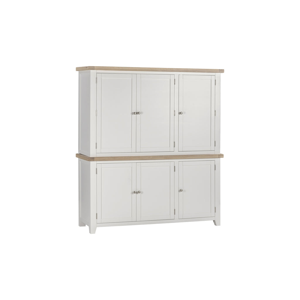 Bibury Triple Larder in Painted / Oak