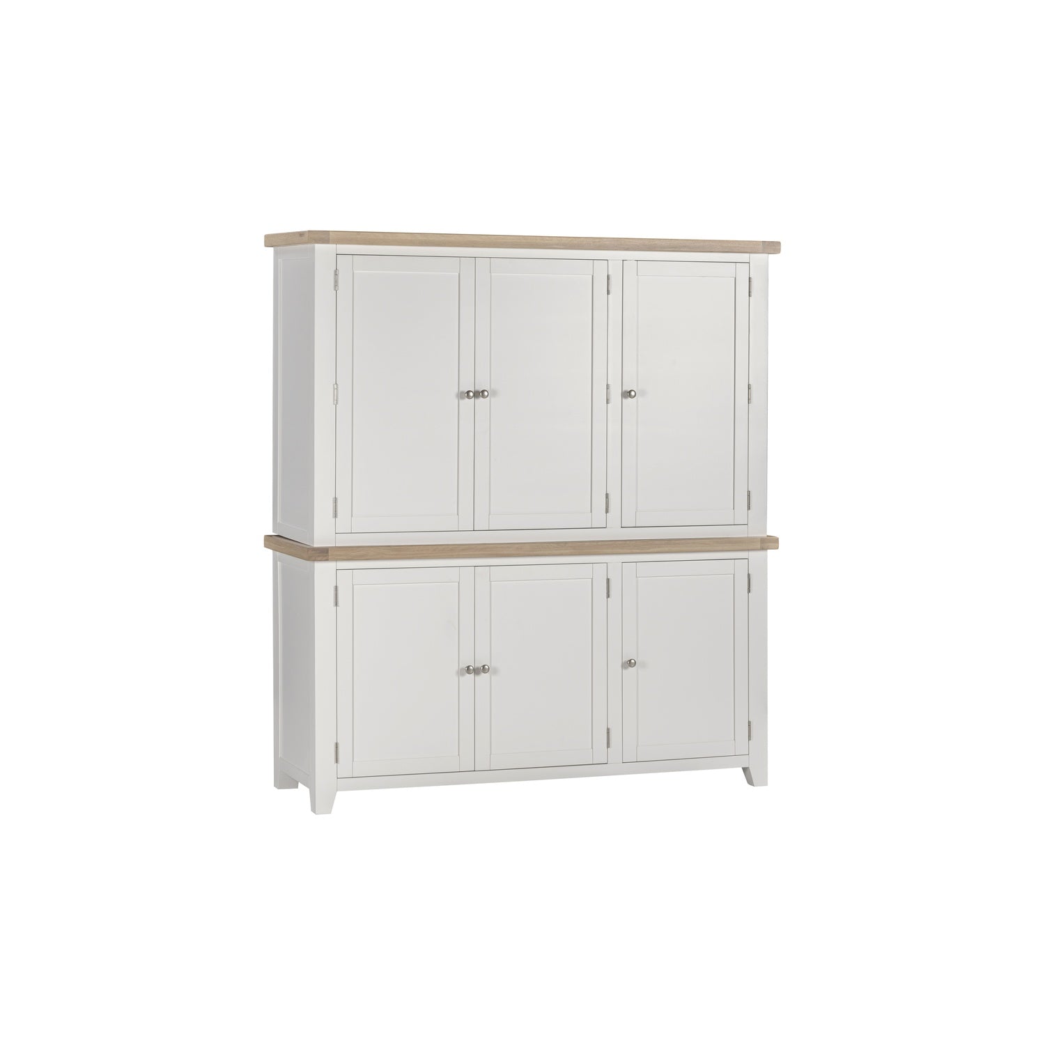 Bibury Triple Larder in Painted / Oak