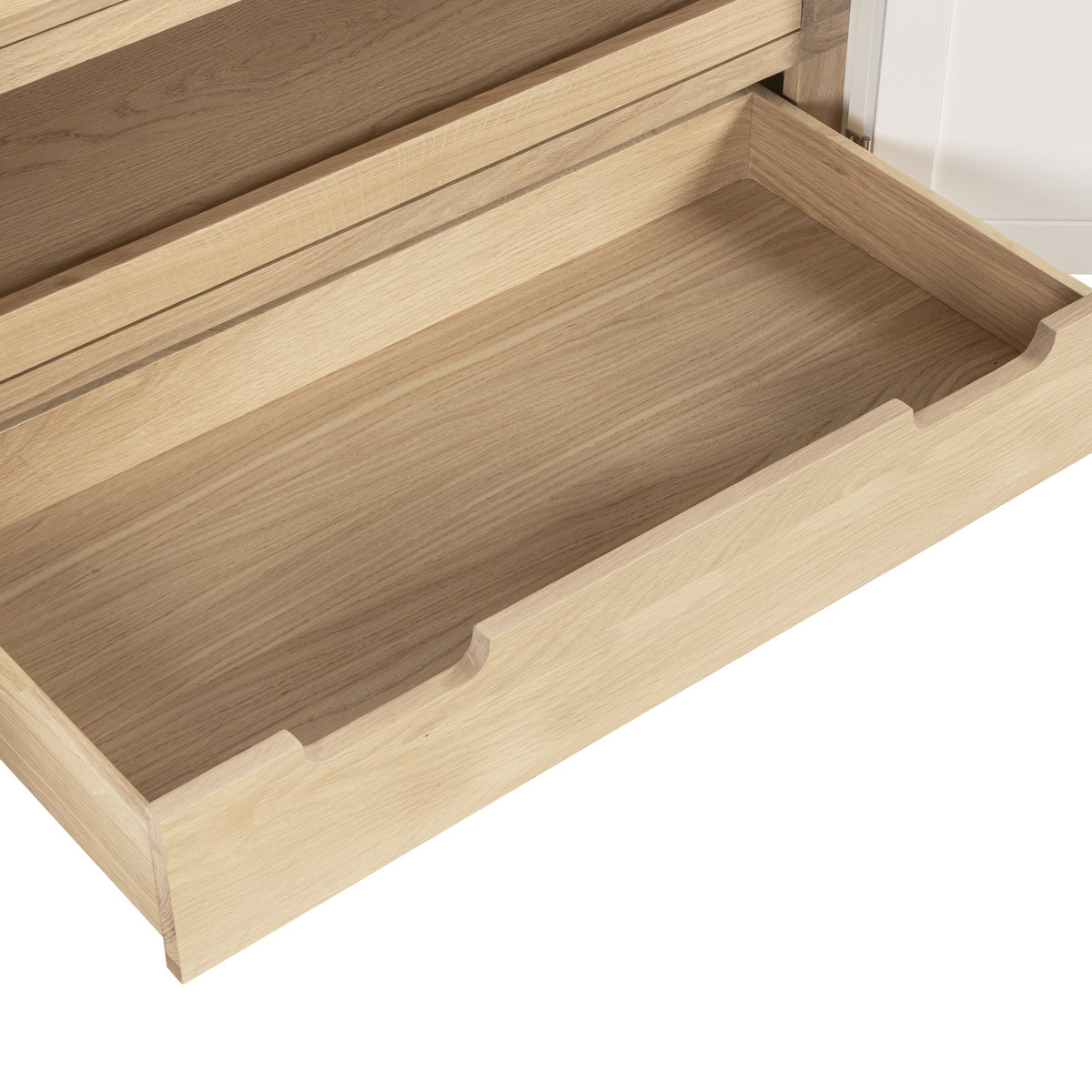 Bibury Triple Larder in Painted / Oak