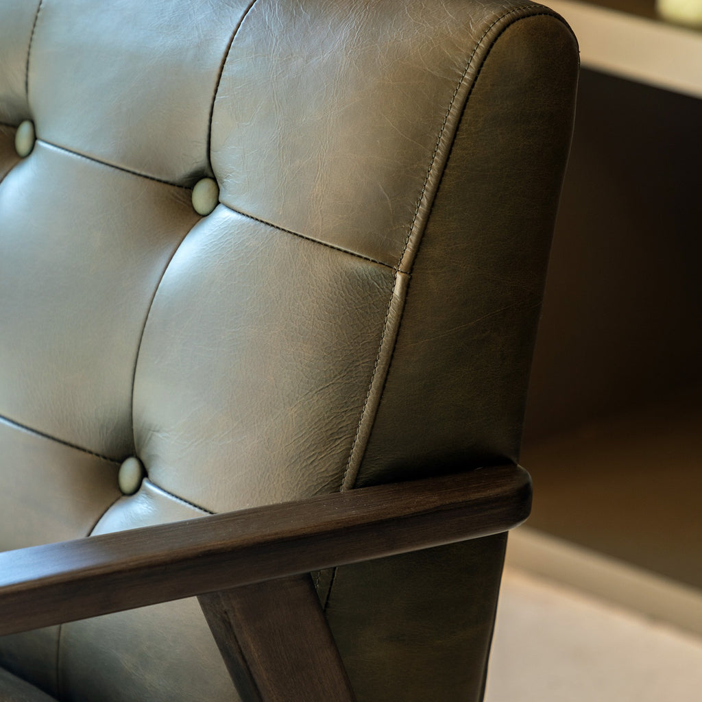 Blackhall Armchair Heritage Green Leather