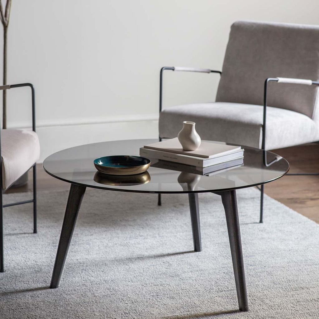 Blair Round Coffee Table Black
