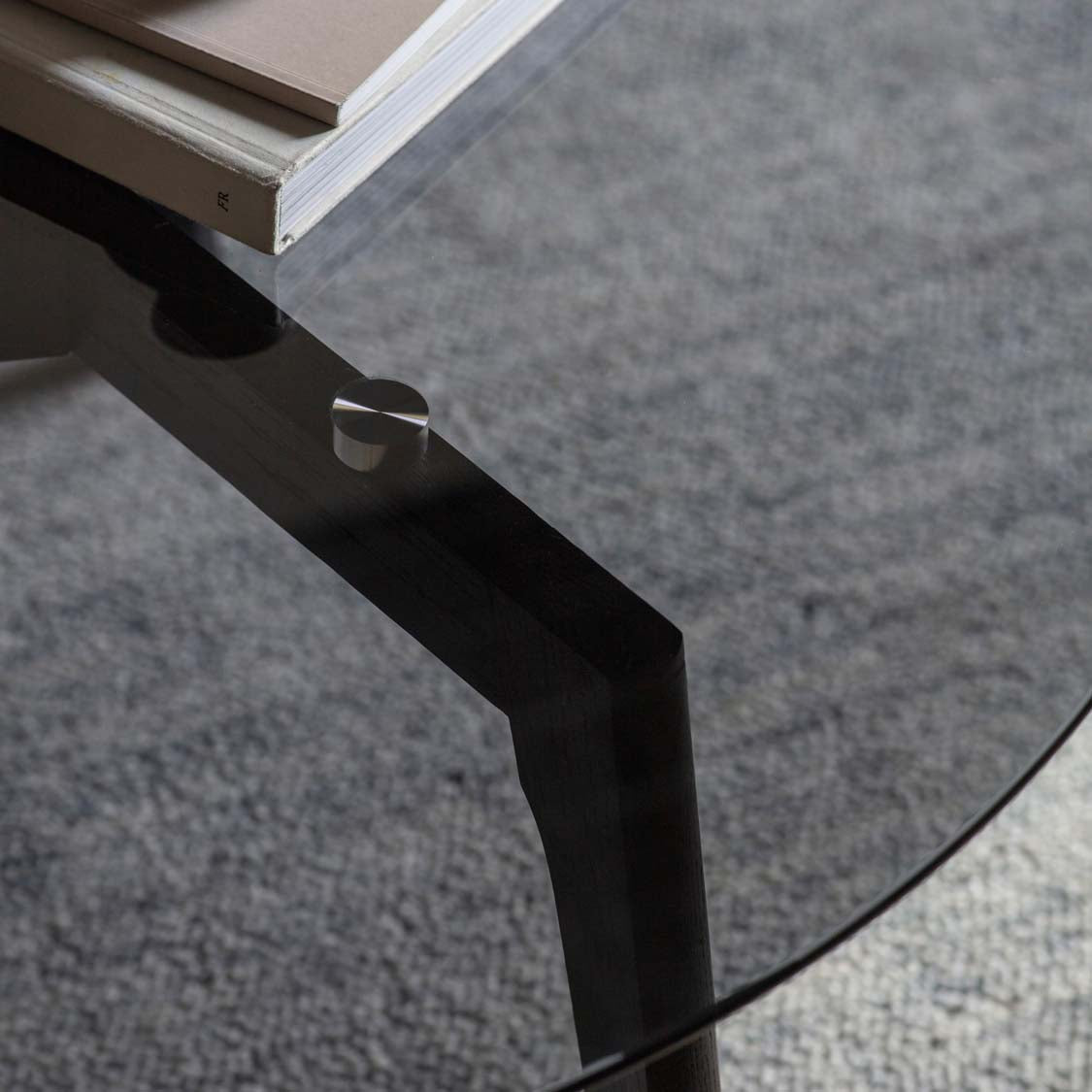 Blair Round Coffee Table Black