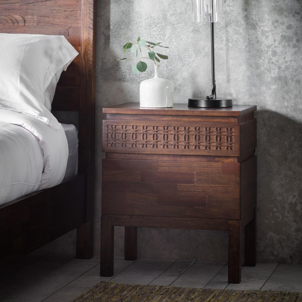 Boho Retreat Bedside 2 Drawer Chest
