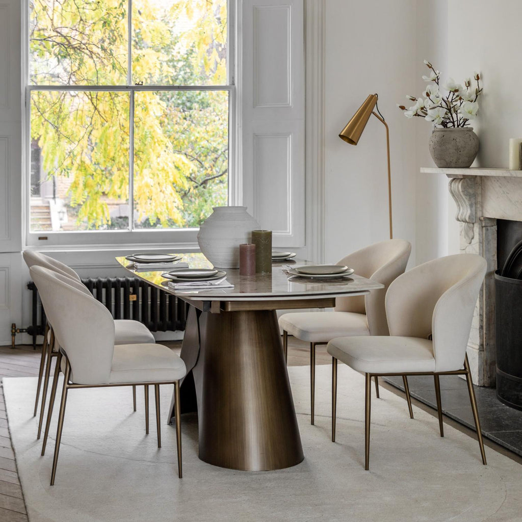Bresso Dining Table Bronze