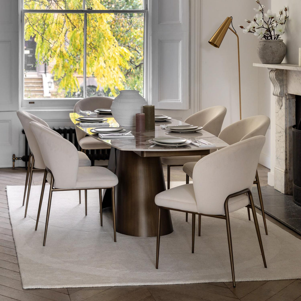 Bresso Dining Table Bronze