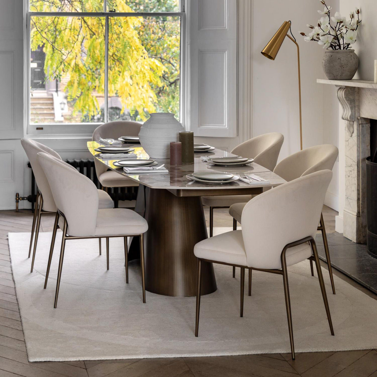 Bresso Dining Table Bronze