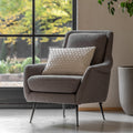 Brompton Armchair Dark Grey Linen