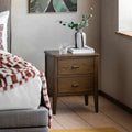 Camden 2 Drawer Bedside Walnut