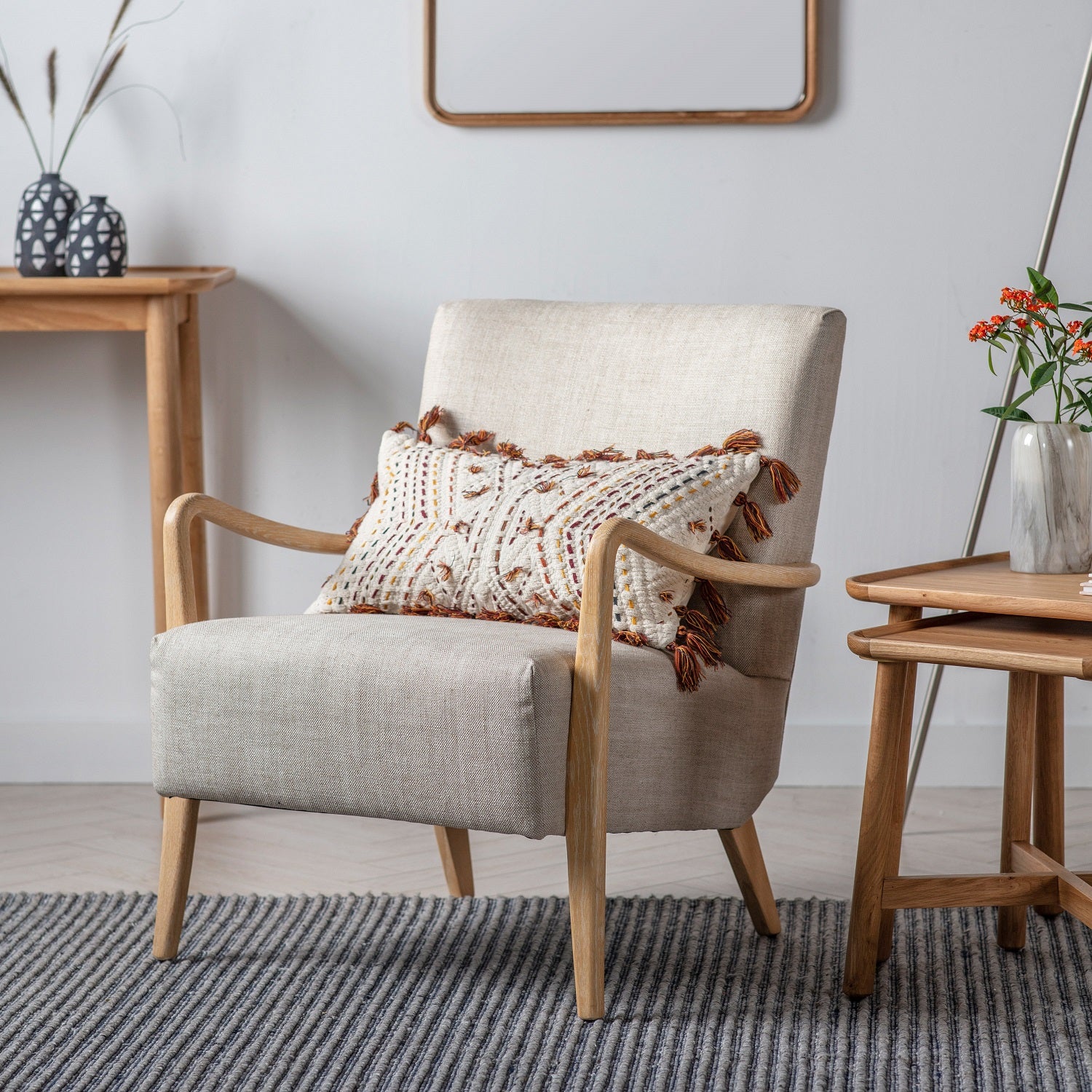 Chedworth Armchair Natural Linen