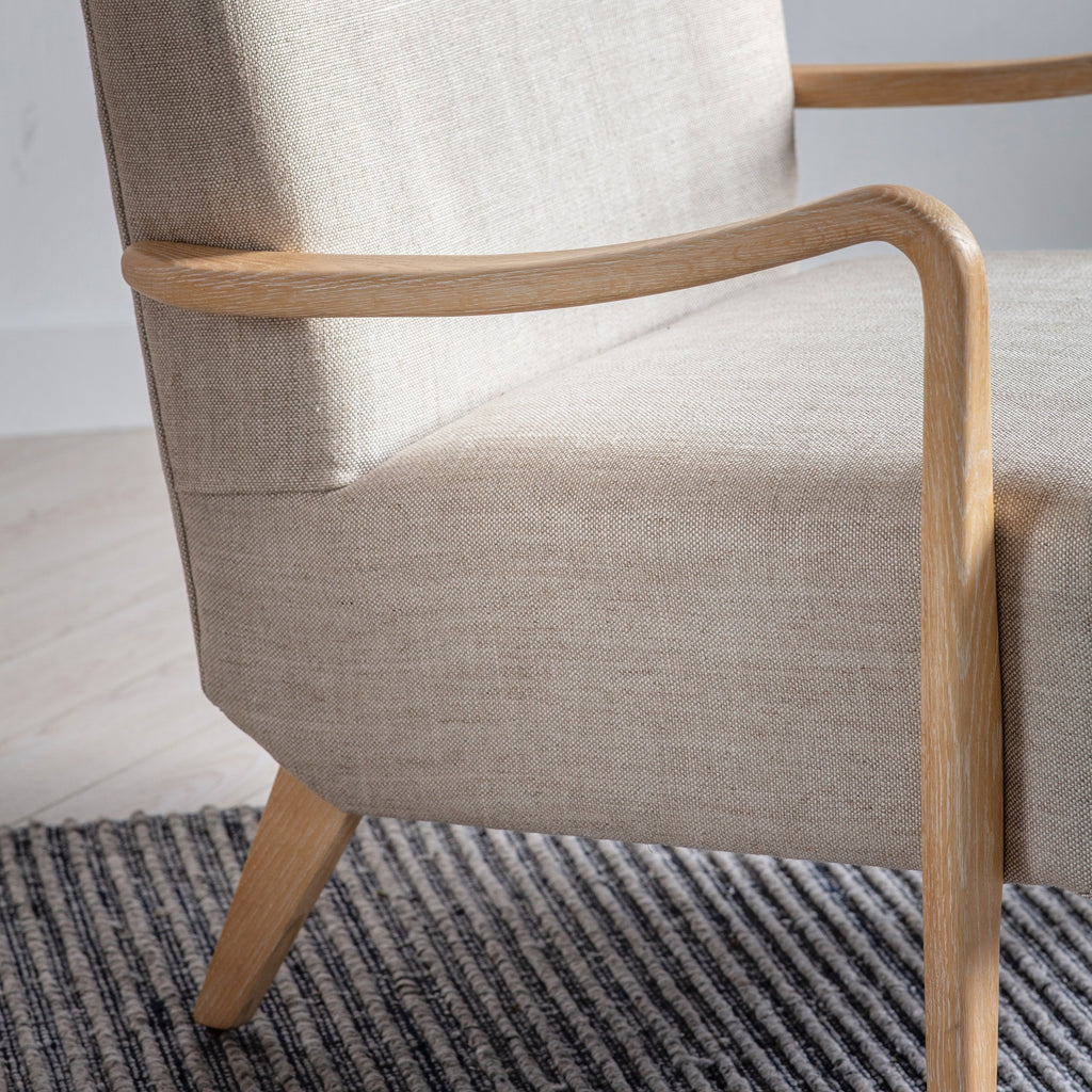 Chedworth Armchair Natural Linen