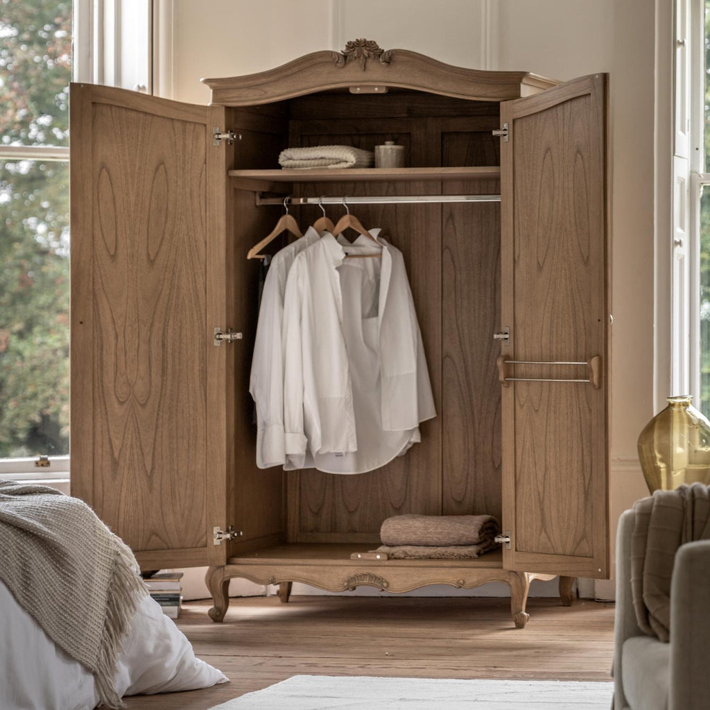 Chic 2 Door Wardrobe Weathered