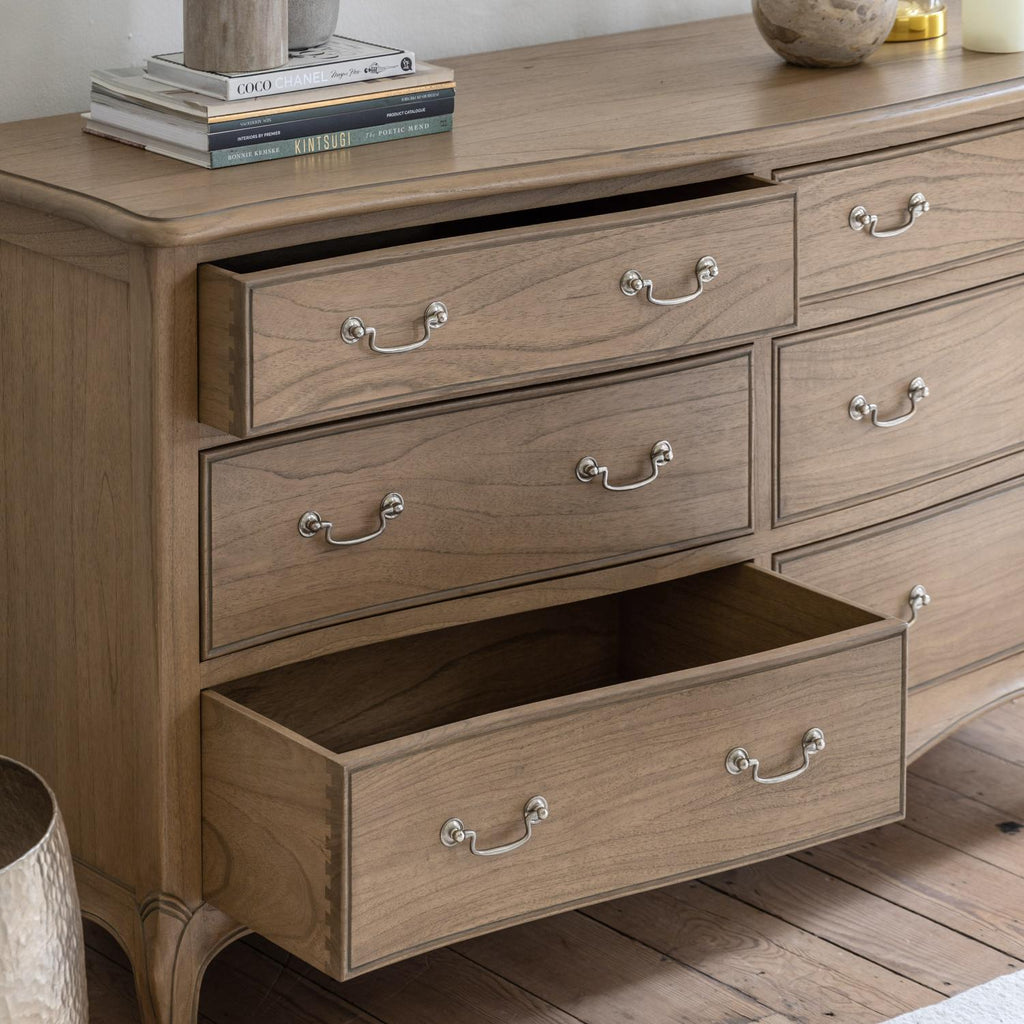 Chic 6 Drawer Chest Weathered