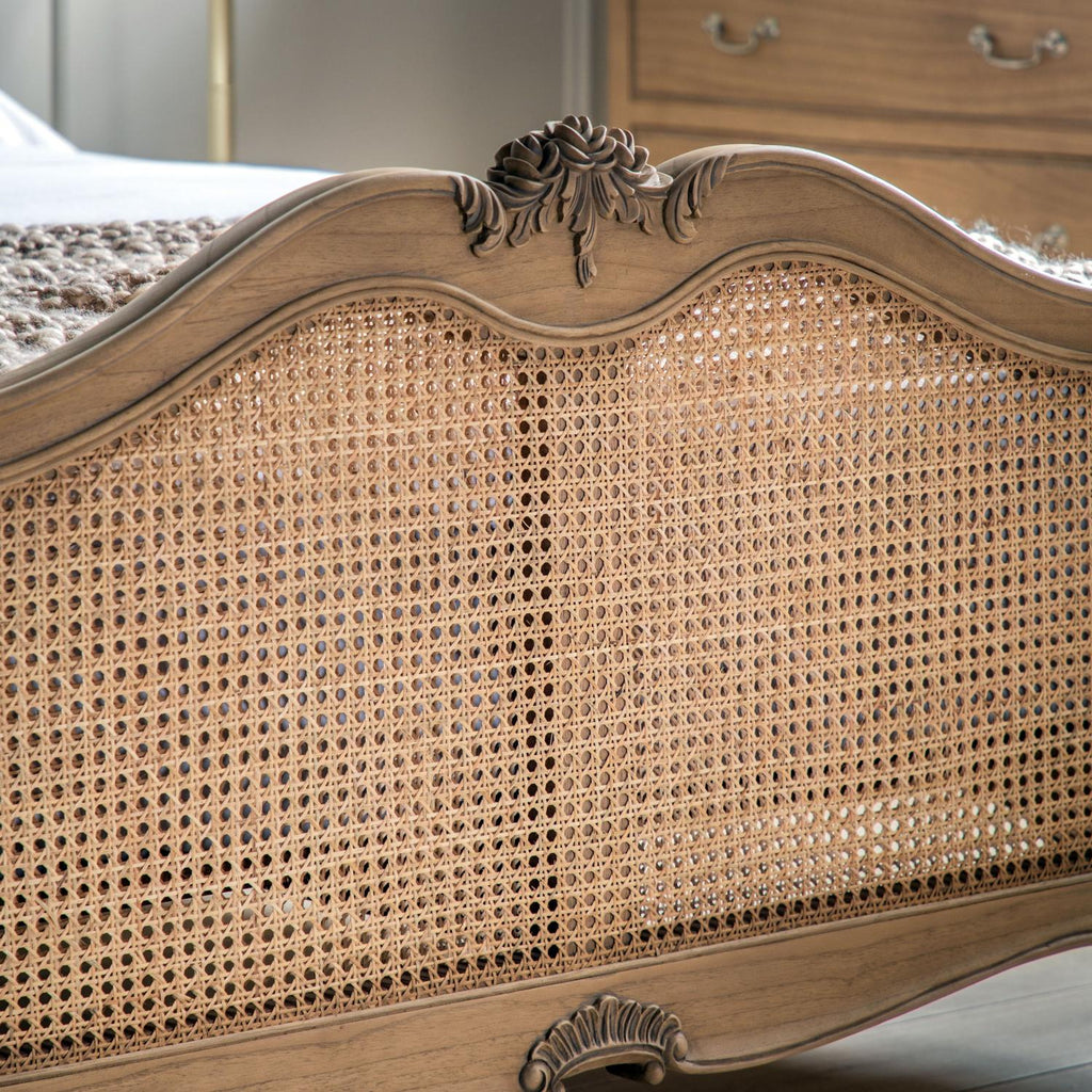 Chic 6' Cane Bed Weathered