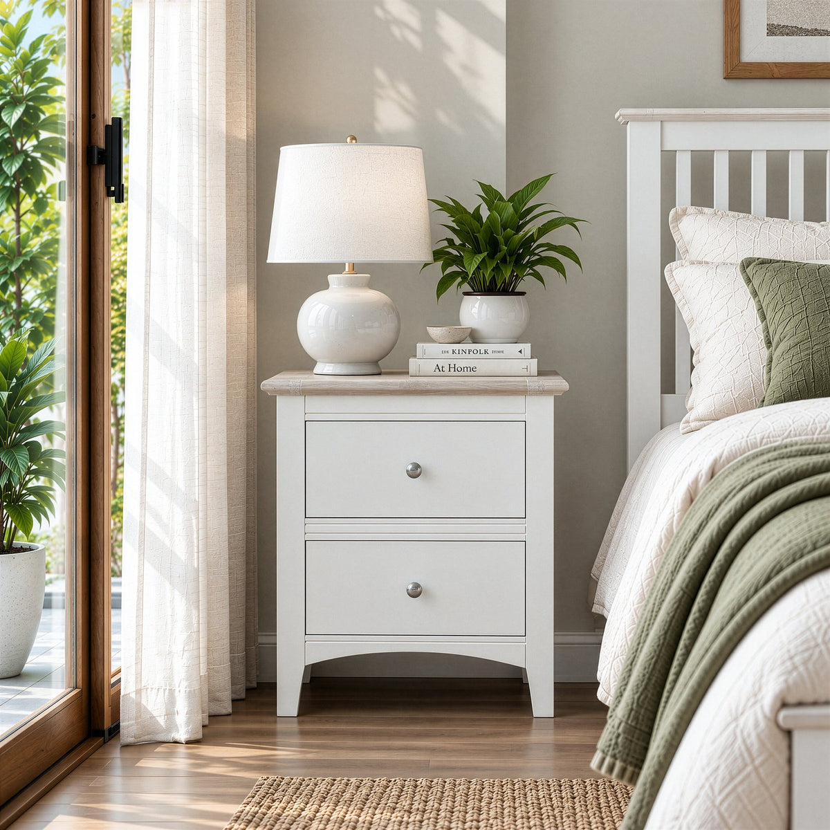 Chiltern 2 Drawer Bedside Table