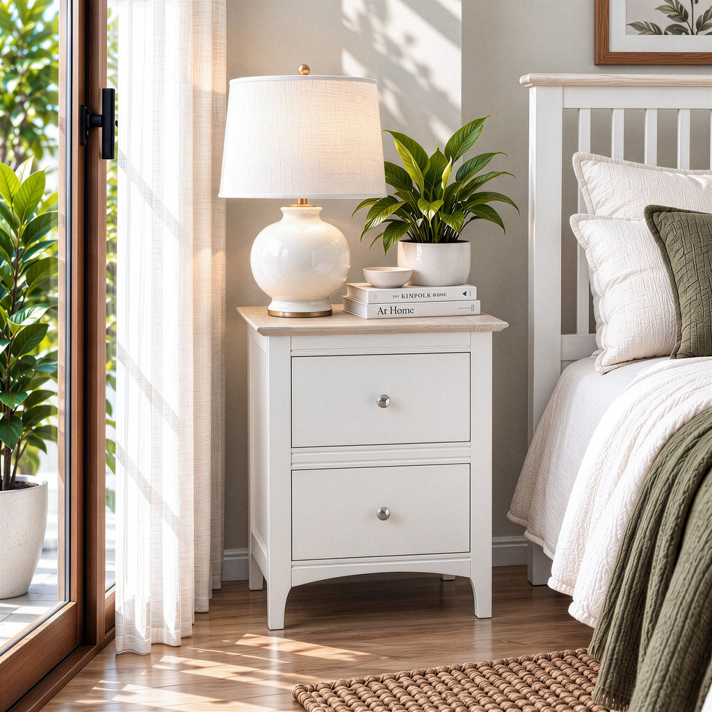 Chiltern 2 Drawer Bedside Table