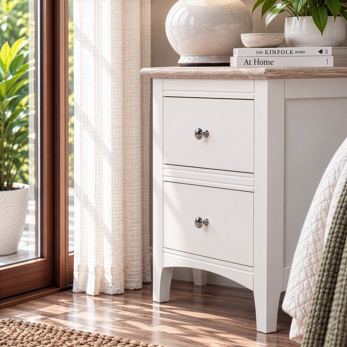 Chiltern 2 Drawer Bedside Table