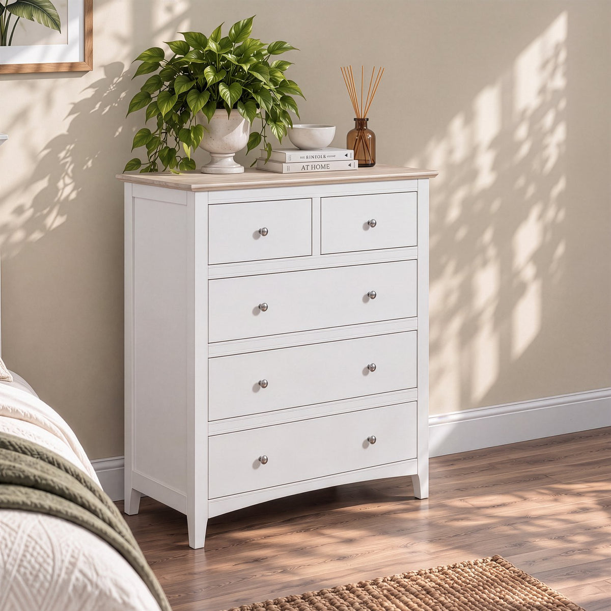 Chiltern 5 Drawer Tallboy